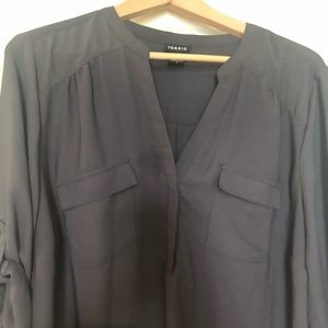 Dark Gray Blouse